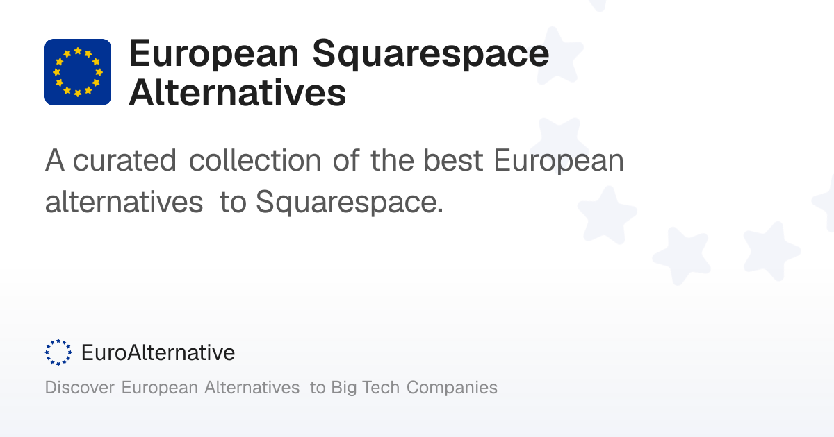 5 Best European Squarespace Alternatives in 2026 – EuroAlternative